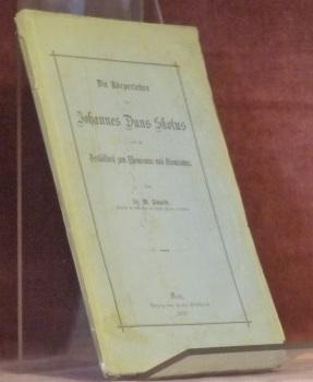 Bild des Verkufers fr Die Krperlehre von Johannes Duns Skotus und ihr Herltniss zum Thomismus und Atomismus. zum Verkauf von Bouquinerie du Varis
