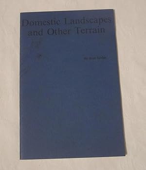 Imagen del vendedor de Domestic Landscapes and Other Terrain a la venta por Dandy Lion Editions