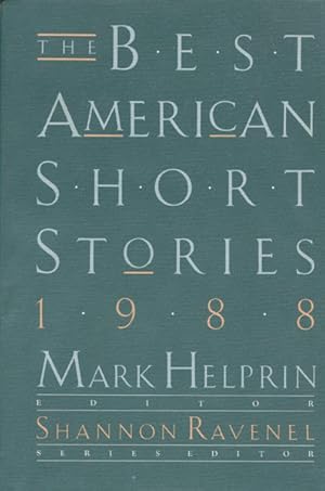 Seller image for THE BEST AMERICAN SHORT STORIES 1988. for sale by BUCKINGHAM BOOKS, ABAA, ILAB, IOBA