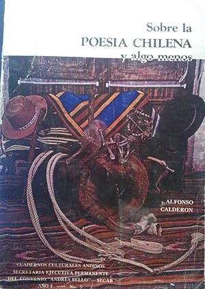 Imagen del vendedor de Sobre la poesa chilena y algo menos a la venta por Librera Monte Sarmiento