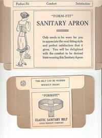 Two Unused Boxes for Logan products for women: "Form-Fit" Elastic Sanitary Belt & "Form-Fit" Sani...