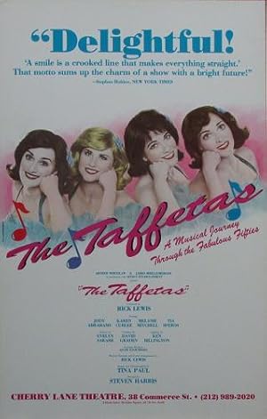 THE TAFFETAS: A Musical Journey Through the Fabulous Fifties--poster:; Starring Jody Abrahams, Ka...