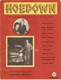 HOEDOWN, Vol. I, No. 1:; The Magazine of Hillbilly and Western Stars