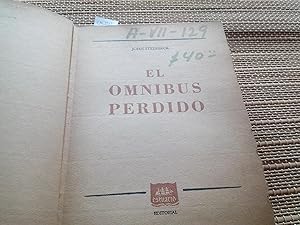 Image du vendeur pour El mnibus Perdido mis en vente par Librera "Franz Kafka" Mxico.