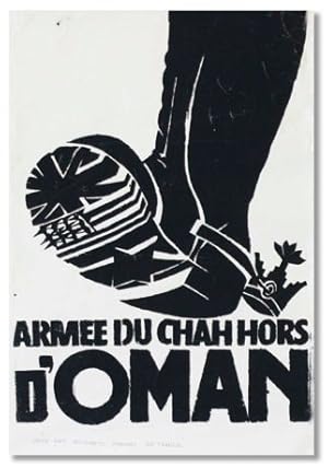 Original Poster: "Armee Du Chah Hors D'Oman" ("Shah's Army Out of Oman")