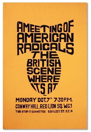 A Meeting of American Radicals The British Scene Where It's At