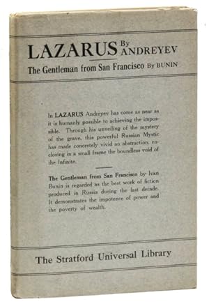 Seller image for Lazarus (by Leonid Andreyev) and The Gentleman from San Francisco (by Ivan Bunin) for sale by Lorne Bair Rare Books, ABAA