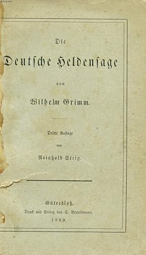 Imagen del vendedor de DIE DEUTSCHE HELDENSAGE a la venta por Le-Livre