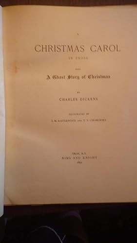 Un Chant de Noël - Dickens Charles: 9782841967612 - AbeBooks