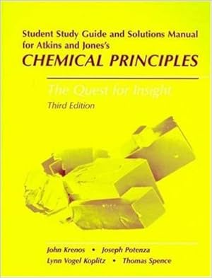 Bild des Verkufers fr Sg&sm Chem Principles 3e: Study Guide and Student Solutions Manual zum Verkauf von Modernes Antiquariat an der Kyll