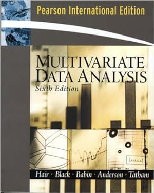 Seller image for Multivariate Data Analysis [Gebundene Ausgabe] for sale by Modernes Antiquariat an der Kyll