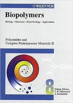 Bild des Verkufers fr Biopolymers: Vol. 8: Polyamides and Complex Proteinaceous Materials II (Biopolymers (Wiley)) [Gebundene Ausgabe] zum Verkauf von Modernes Antiquariat an der Kyll