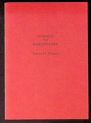 Image du vendeur pour Homage to Bersetshire: A Radio Script mis en vente par The Kelmscott Bookshop, ABAA