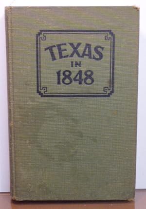 Bild des Verkufers fr TEXAS IN 1848 zum Verkauf von RON RAMSWICK BOOKS, IOBA