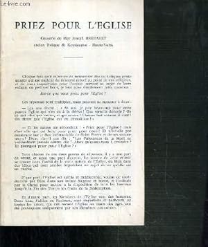 Seller image for PRIEZ POUR L'EGLISE for sale by Le-Livre