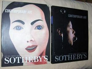 SOTHEBY`S Contemporary Art. Part One + Part Two. 2 Bände. London 7 / 8 February 2001.