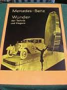 Plakat. "Mercedes-Benz. Wunder der Technik und Elleganz".