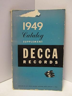 DECCA RECORDS 1949 CATALOG SUPPLEMENT