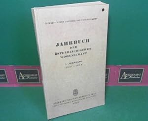 Jahrbuch der österreichischen Wissenschaft - 1.Jahrgang 1947-1948.