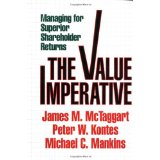 Immagine del venditore per Value Imperative: Managing for Superior Shareholder Returns venduto da Modernes Antiquariat an der Kyll