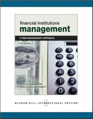 Seller image for Financial Institutions Management for sale by Modernes Antiquariat an der Kyll