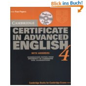 Imagen del vendedor de Cambridge Certificate in Advanced English 4 Self-Study Pack: Examination Papers from the University of Cambridge Local Examinations Syndicate (CAE Practice Tests) a la venta por Modernes Antiquariat an der Kyll
