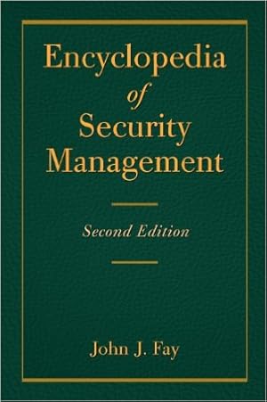 Seller image for Encyclopedia of Security Management, Second Edition for sale by Modernes Antiquariat an der Kyll
