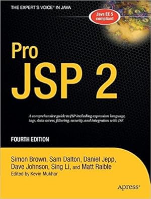 Bild des Verkufers fr Pro JSP 2, Fourth Edition zum Verkauf von Modernes Antiquariat an der Kyll