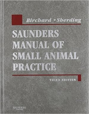 Bild des Verkufers fr Saunders Manual of Small Animal Practice - Text and VETERINARY CONSULT Package, 3e zum Verkauf von Modernes Antiquariat an der Kyll