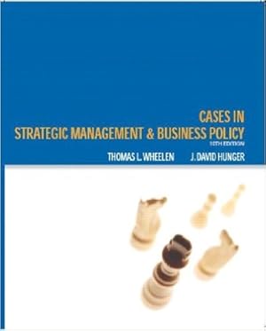 Seller image for Cases: Strategic Management and Business Policy [Taschenbuch]; Hunger, J. David for sale by Modernes Antiquariat an der Kyll