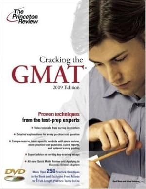 Bild des Verkufers fr Cracking the GMAT : with DVD zum Verkauf von Modernes Antiquariat an der Kyll