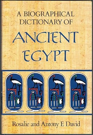 Immagine del venditore per A Biographical Dictionary of Ancient Egypt venduto da Besleys Books  PBFA