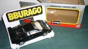 Bburago Lamborghini Countach 5000 : 1/24 : DieCast Metal With Plastic Parts : Boxed