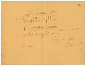 Seller image for Autograph musical quotation signed. for sale by Antiquariat INLIBRIS Gilhofer Nfg. GmbH