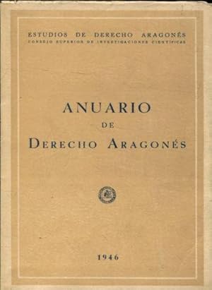 ANUARIO DE DERECHO ARAGONES. TOMO III.