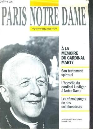 Seller image for PARIS NOTRE DAME - N513 - 24 FEVRIER 1994 for sale by Le-Livre