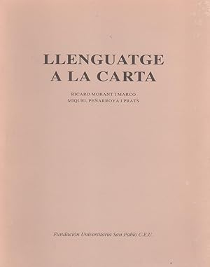 Imagen del vendedor de Llenguatge a la carta a la venta por Librera El Crabo