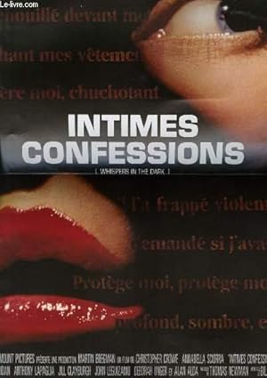 Bild des Verkufers fr AFFICHE DE CINEMA - INTIMES CONFESSIONS zum Verkauf von Le-Livre