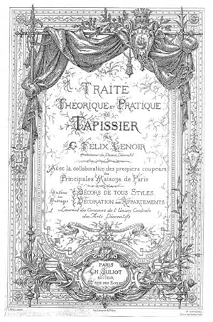 Imagen del vendedor de TREATISE ON THE THEORY AND PRACTICE OF THE UPHOLSTERER a la venta por Potterton Books