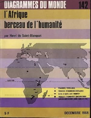 Bild des Verkufers fr Diagramme N 142 - L'Afrique berceau de l'humanit zum Verkauf von Le-Livre