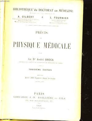 Seller image for PHYSIQUE MEDICALE for sale by Le-Livre