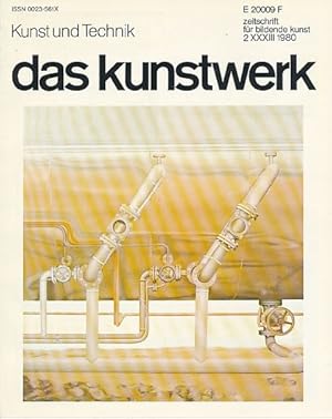 Seller image for Das Kunstwerk.zeitschrift fr bildende Kunst. Jg. 33, 1980, Nr. 2. Kunst und Technik. Begrndet von Woldemar Klein und Leopold Zahn. for sale by Fundus-Online GbR Borkert Schwarz Zerfa