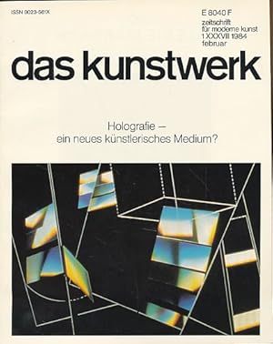 Imagen del vendedor de Das Kunstwerk. zeitschrift fr moderne kunst. Jg. 35, 1982, Nr. 6. Bild-Geschichten. Begrndet von Woldemar Klein und Leopold Zahn. a la venta por Fundus-Online GbR Borkert Schwarz Zerfa