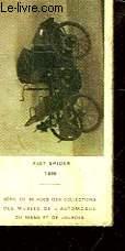 Seller image for CARTE / GRAVURE - FIAT SPIDER 1896 for sale by Le-Livre