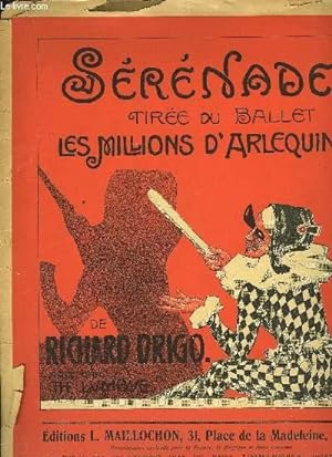 Bild des Verkufers fr SERENADE tiree du ballet les millions d'Arlequin zum Verkauf von Le-Livre