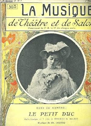 Immagine del venditore per LE PETIT DUC opra comique en trois actes POUR CHANT ET PIAN O venduto da Le-Livre