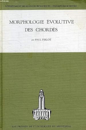 Seller image for MORPHOLOGIE EVOLUTIVE DES CHORDES for sale by Le-Livre