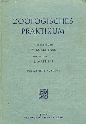 Seller image for LEITFADEN FUR DAS ZOOLOGISCHE PRAKTIKUM for sale by Le-Livre