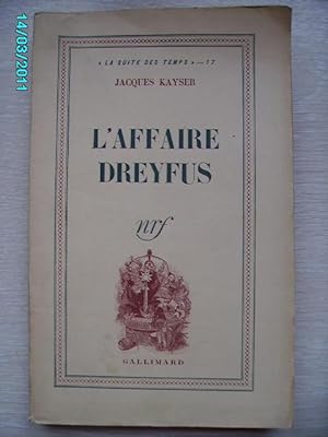 Imagen del vendedor de L'AFFAIRE DREYFUS a la venta por Bibliofolie