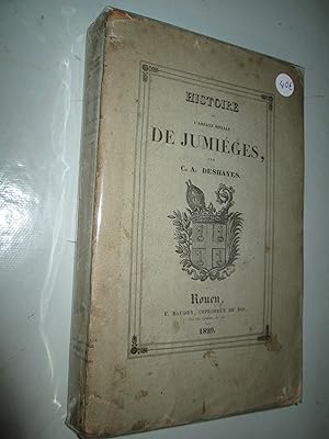 Image du vendeur pour (SEINE-MARITIME)HISTOIRE DE L'ABBAYE ROYALE DE JUMIEGES mis en vente par Bibliofolie